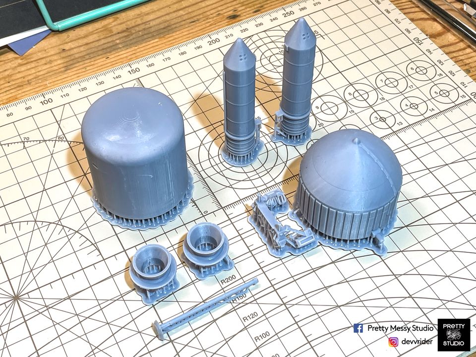 External Tank and SRBs kit for Hasegawa Egg Space Shuttle