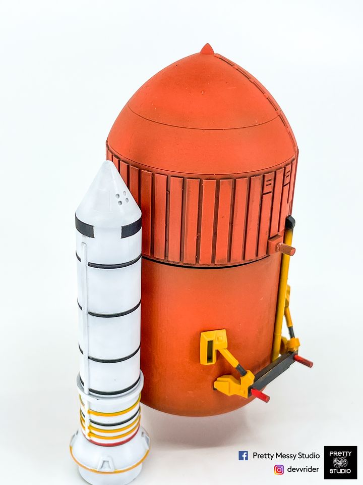 External Tank and SRBs kit for Hasegawa Egg Space Shuttle