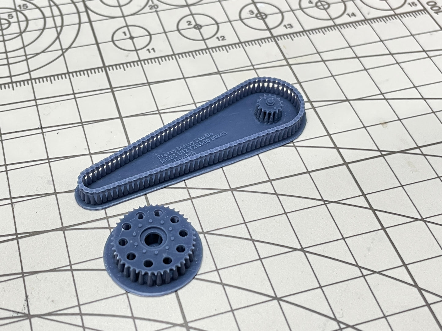 Tamiya 1/12 Yamaha YZR500 OW48 Detail-up Chain and Sprockets set