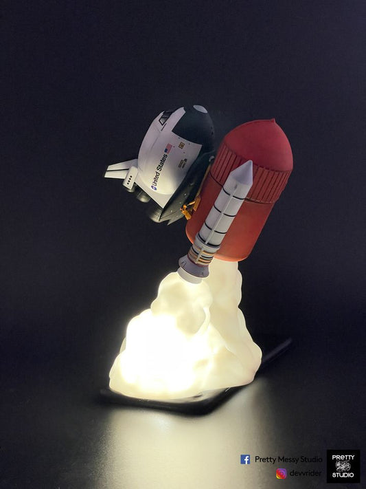 Exhaust Cloud LED Display Base for Egg Shuttle Booster Kit