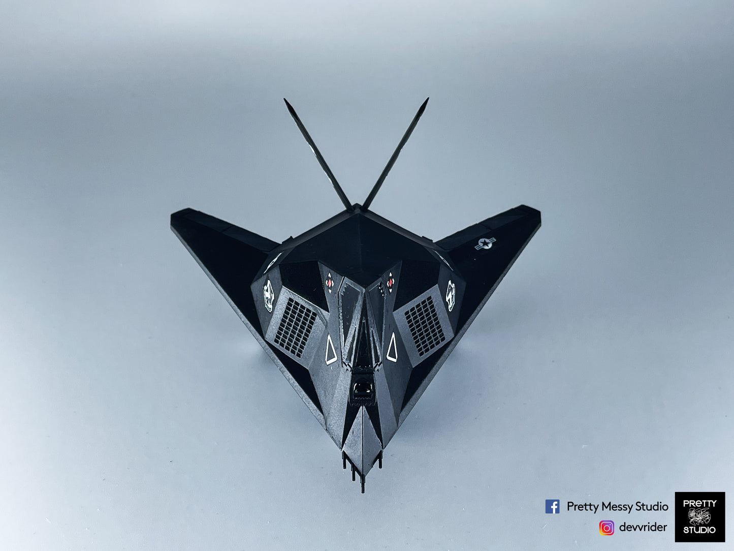 Chibi F-117A Nighthawk Stealth Fighter