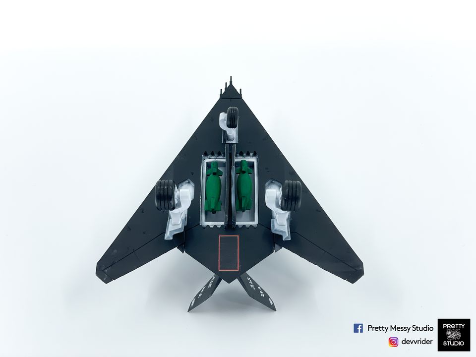 Chibi F-117A Nighthawk Stealth Fighter