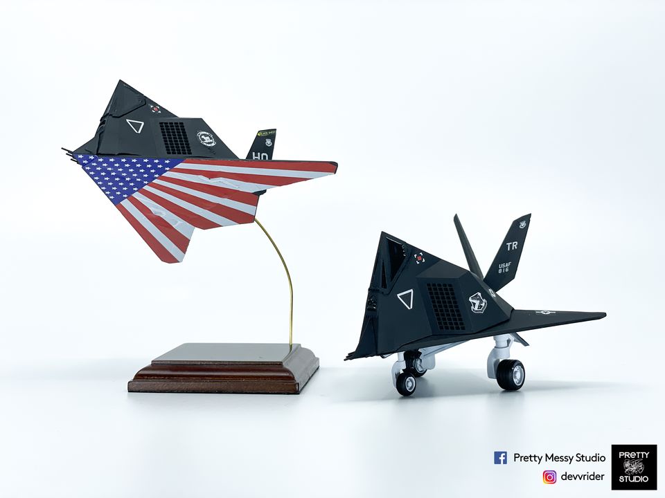 Chibi F-117A Nighthawk Stealth Fighter