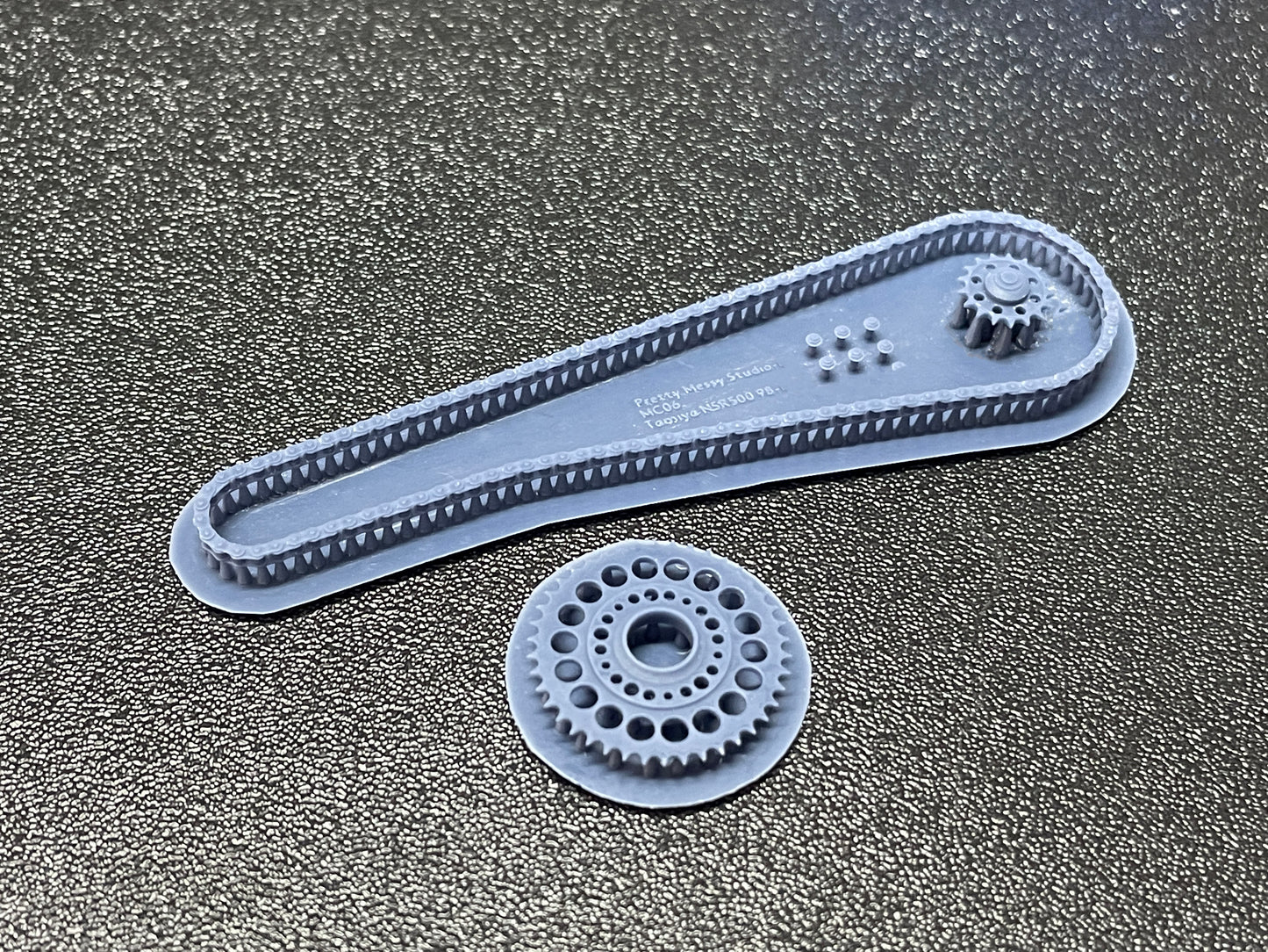 Tamiya 1/12 Honda NSR500 98' Detail-up Chain and Sprockets set